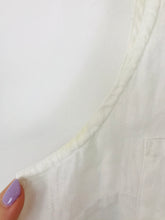 Load image into Gallery viewer, Jaeger Women's Linen Sleeveless Button-Up Shirt | UK16 | White
