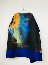 Load image into Gallery viewer, Issey Miyake Pleats Please Womens Poncho Pleated Cape | One Size | Blue