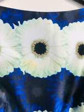 Load image into Gallery viewer, Chi Chi Women's Floral A-Line Dress | UK8 | Blue