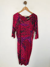 Load image into Gallery viewer, Biba Women's Leopard Print Zip Sheath Dress | UK18 | Multicoloured