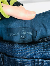 Load image into Gallery viewer, Seasalt Women's Denim Dungarees | UK14 | Blue