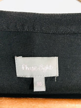 Load image into Gallery viewer, Phase Eight Women's Floral Crochet Blouse | UK16 | Black