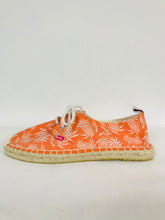 Load image into Gallery viewer, Superdry Women’s Pineapple Print Espadrilles | UK7 EU40 | Orange