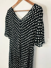 Load image into Gallery viewer, Bimba Y Lola Women's Polka Dot Loose Fit Shift Dress | XS UK6-8 | Black