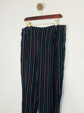 Load image into Gallery viewer, Ghost Women's Striped Casual Trousers | M UK12 | Blue