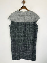 Load image into Gallery viewer, Iceberg Women's Wool Check Gingham Shift Dress | IT44 UK12 | Grey