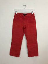 Load image into Gallery viewer, Mango Women’s Three Quarter Length Chinos | UK8 W 26 L 23 | Pink