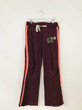 Load image into Gallery viewer, Superdry Women’s Joggers Tracksuit Bottoms Trousers | M | Burgundy Red