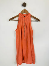 Load image into Gallery viewer, Massimo Dutti Women's Silk Zip Blouse NWT | UK6 | Orange