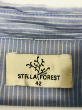 Load image into Gallery viewer, Stella Forest Womens Oversized Stripe Shirt | UK10 | Blue