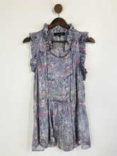 Load image into Gallery viewer, Isabel Marant Women's Ruffle Sleeveless Blouse | 3 | Multicoloured