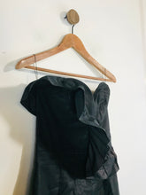 Load image into Gallery viewer, French Connection Women's Ruffle Sleeveless Bodycon Dress | UK10 | Black