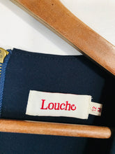 Load image into Gallery viewer, Louche Women's Striped A-Line Dress | UK12 | Blue