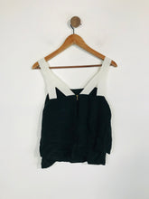 Load image into Gallery viewer, Sandro Women's Cotton Colour Block Tank Top | 2 UK10 | Black