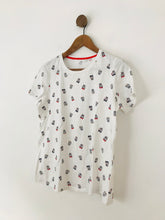 Load image into Gallery viewer, Boden Women's Shoe Print T-Shirt | M UK10-12 | White