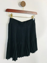 Load image into Gallery viewer, Stefanel Women's Pleated Knit Mini Skirt | S UK8 | Black