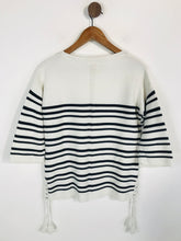 Load image into Gallery viewer, White Stuff Women's Wool Striped Jumper | UK10 | White