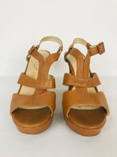 Load image into Gallery viewer, Unisa Womens Heeled Sandals | UK 6 | Brown