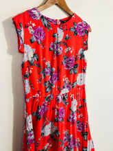 Load image into Gallery viewer, Oasis Women's Floral High Neck A-Line Dress | UK10 | Multicoloured