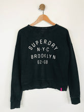 Load image into Gallery viewer, Superdry Women's Cotton Crew neck Jumper | S UK8 | Black