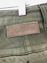 Load image into Gallery viewer, Calvin Klein Womens Slouchy Slim Jean Trousers | 29 UK10-12 | Khaki Green