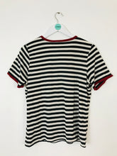 Load image into Gallery viewer, Vans Womens Stripe Tshirt | UK14 | Black and white