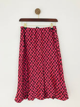 Load image into Gallery viewer, Boden Women’s Silk Floral A-Line Midi Skirt | UK10 | Pink