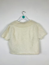 Load image into Gallery viewer, Monsoon Womens Knit Cropped Cardigan | UK14 | Cream