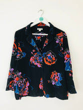 Load image into Gallery viewer, Whistles Women’s Floral Shirt | UK14 | Black