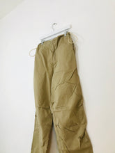 Load image into Gallery viewer, Maharishi Women’s Embroidered Cargo CTrousers | XL UK18 | Brown