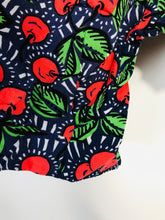 Load image into Gallery viewer, Zara Women's Cherry Print Blouse | XS UK6-8 | Blue