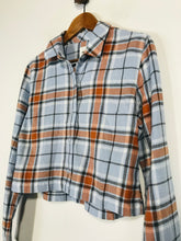 Load image into Gallery viewer, Vans Women's Check Gingham Crop Button-Up Shirt | S UK8 | Multicoloured