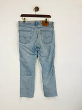 Load image into Gallery viewer, Levi’s Women's Crop Straight Jeans | W33 L30 UK14-16 | Blue