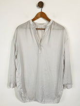 Load image into Gallery viewer, The White Company Women's Satin Blouse | UK8 | White