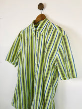 Load image into Gallery viewer, Dolce & Gabbana Men's Striped Short Sleeve Button-Up Shirt | 43 | Green