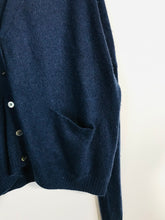 Load image into Gallery viewer, Toast Women's Cashmere Wool Cardigan | L UK14 | Blue