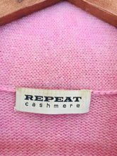 Load image into Gallery viewer, Repeat Cashmere Women's Cashmere Roll Neck Cardigan | UK12 | Pink