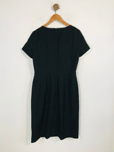 Load image into Gallery viewer, Banana Republic Women's Wool Smart A-Line Dress | UK14 | Black