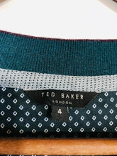 Load image into Gallery viewer, Ted Baker Women's Wool V Neck Jumper  | L UK14 | Purple