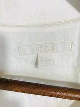 Load image into Gallery viewer, Cos Women's Asymmetrical Button-Up Shirt | 34 | White