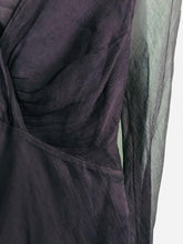 Load image into Gallery viewer, Noli Women's Silk Tulle A-Line Dress | UK12 | Purple