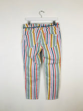 Load image into Gallery viewer, Red Button Womens Jeans | EU40 UK12 W32 L25 | Multicolour Stripes