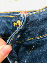 Load image into Gallery viewer, Joules Women’s Button-Up Denim Skirt | UK10 | Blue