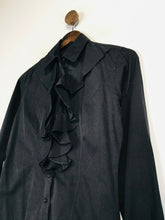 Load image into Gallery viewer, TM Lewin Women's Ruffle Blouse | UK8 | Black