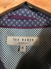 Load image into Gallery viewer, Ted Baker Men's Cotton Linen Button-Up Shirt | XL | Blue