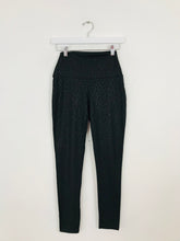 Load image into Gallery viewer, Mint Velvet Women’s Leopard Print Yoga Leggings | M | Black