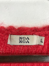 Load image into Gallery viewer, Noa Noa Women's Crochet Knit Jumper | L UK14 | Red