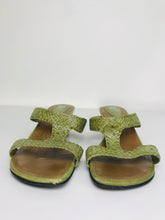 Load image into Gallery viewer, Elue par Nous Women's Leather Sandals  | EU38 UK5 | Green