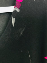 Load image into Gallery viewer, Precis Women’s Floral Long Sleeve Midi Dress | UK14 | Black Pink