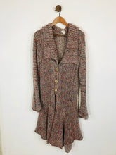 Load image into Gallery viewer, Sahara Women's Polka Dot Mohair Cardigan | UK14 | Grey